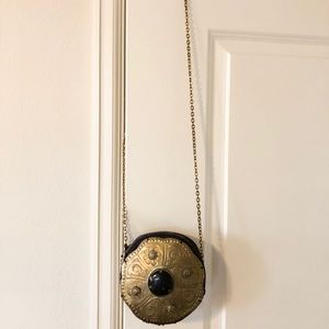NWOT! Free People Vintage Crossbody Metal Bag